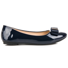 Comer Ballerines laquées marine bleu