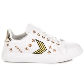 Baskets militaires à la mode blanc