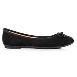 Ch. Creation Ballerines en daim noir