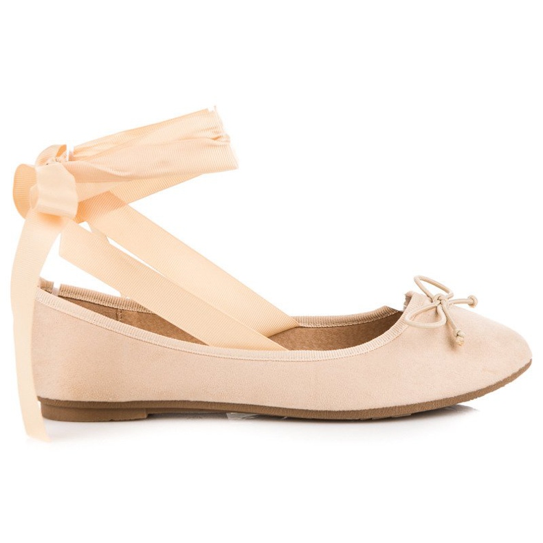 Ch. Creation Ballerines en daim brun