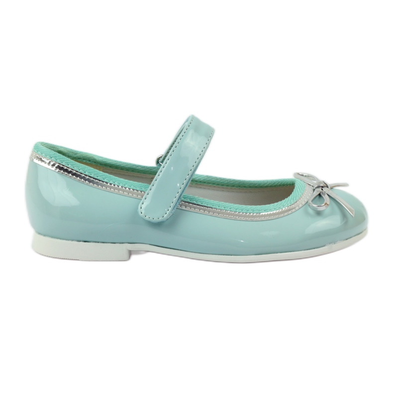 American Club Ballerines à nœud américain vert