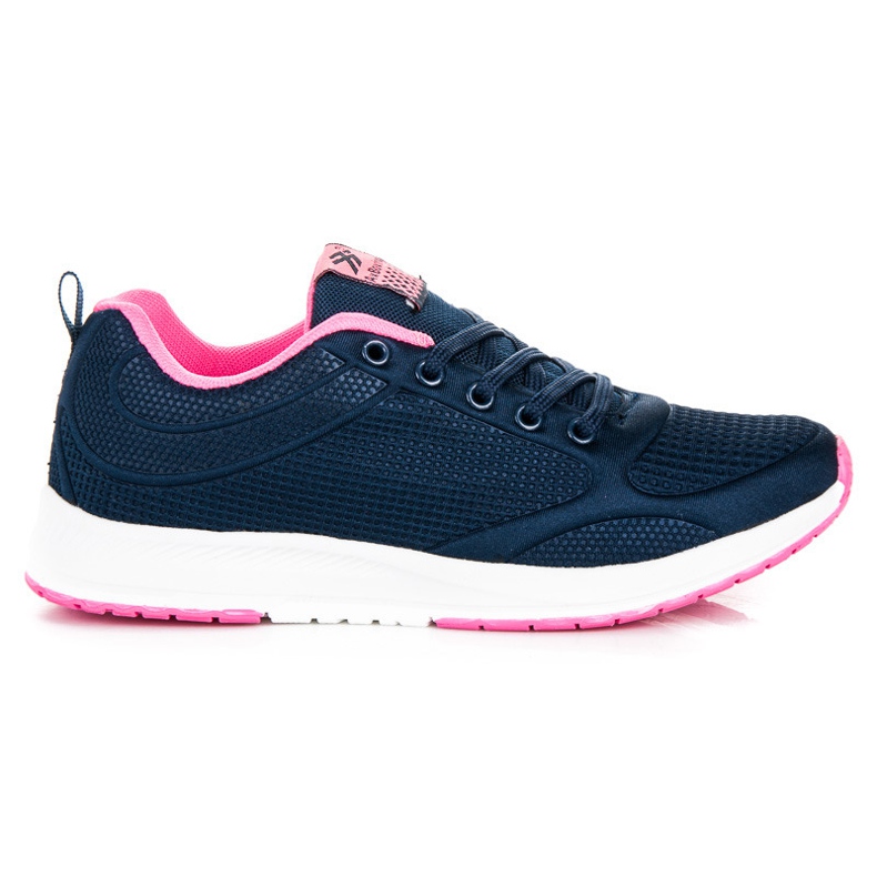 Ax Boxing Chaussures textile bleu marine rose Ax Boxing Chaussures textile bleu marine rose