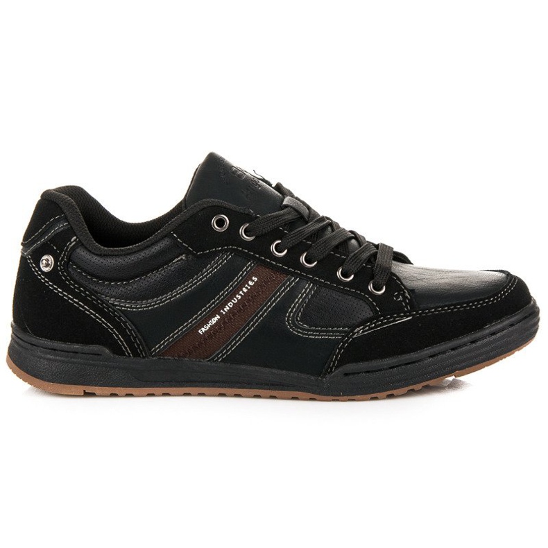 Arrigo Bello Chaussures pour hommes occasionnels le noir