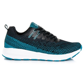 Ax Boxing Chaussures de sport confortables le noir bleu