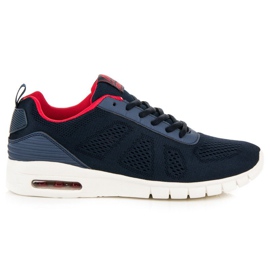 Ax Boxing Chaussures de course en textile bleu Ax Boxing Chaussures de course en textile bleu