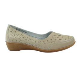 Chaussures pour femmes perforées Vinceza beige