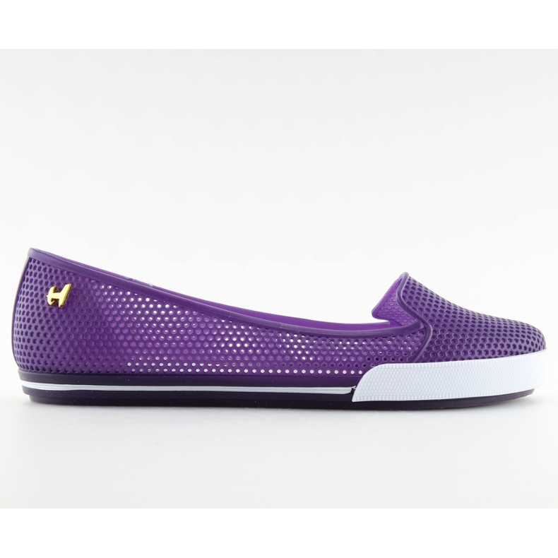 Malles meliski fioletowe KM59 NAVY / WHITE violet