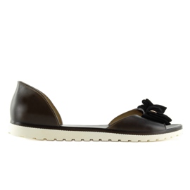 Ballerines bout ouvert meliski noir S1 noir le noir