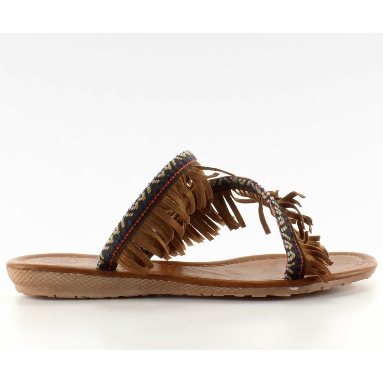 Tongs style indien k1626302 Camel brun