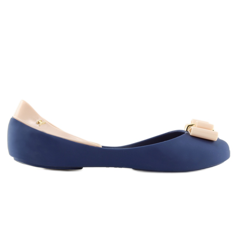 NAVY / D.BEIGE ballerines mélisse bleu marine