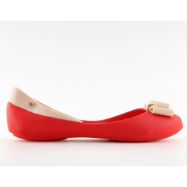 Ballerines meliski rouge KM98 ROUGE / D.BEIGE