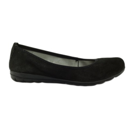 Ballerines femme en cuir Filippo 024 noir
