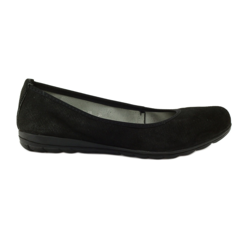 Ballerines femme en cuir Filippo 024 le noir