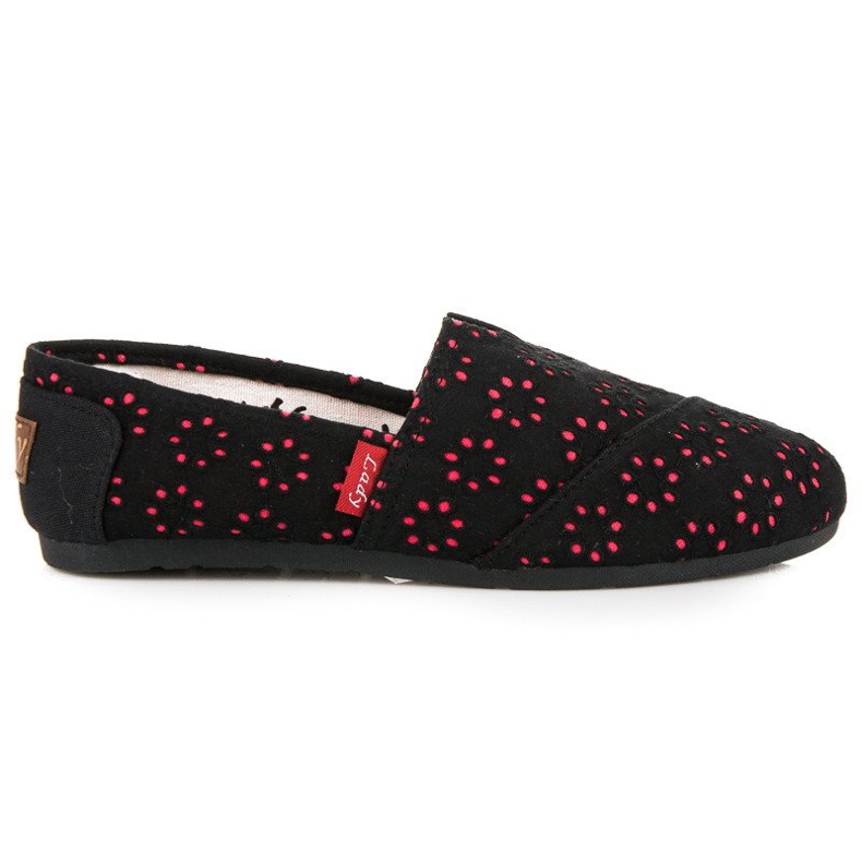L. Day Espadrilles à enfiler le noir