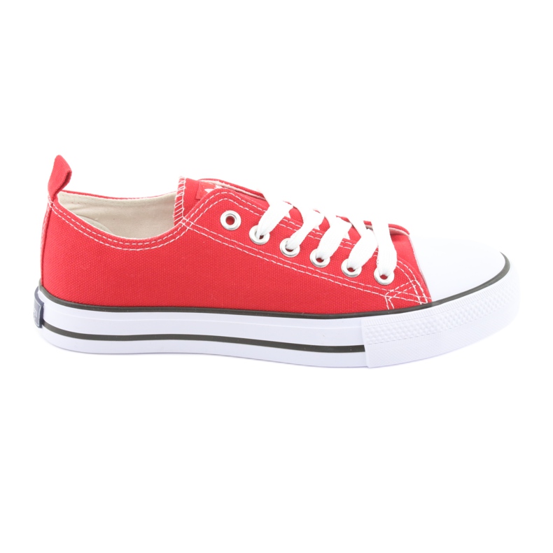 American Club Baskets rouges LH18 liées aux femmes