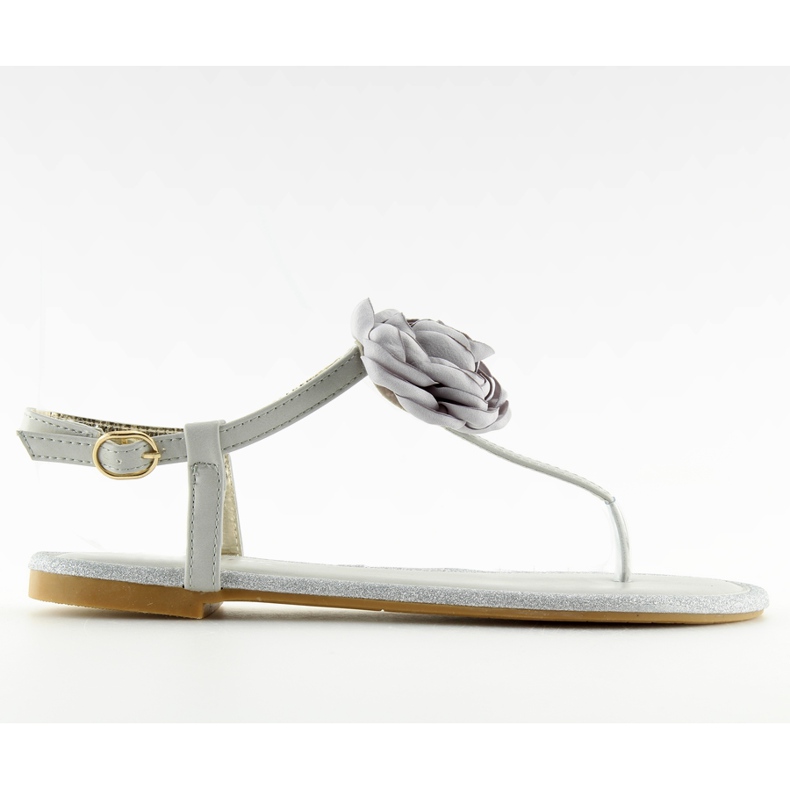 Sandales Tongs avec T314P Gris Gris
