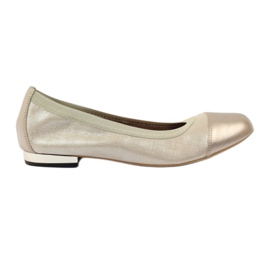Ballerines femme élastique Gamis 1402 or doré