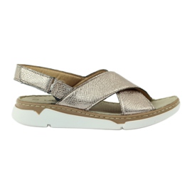 Filippo Sandales velcro dorées confortables