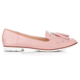 Sergio Todzi Lords en daim à franges rose Sergio Todzi Lords en daim à franges rose