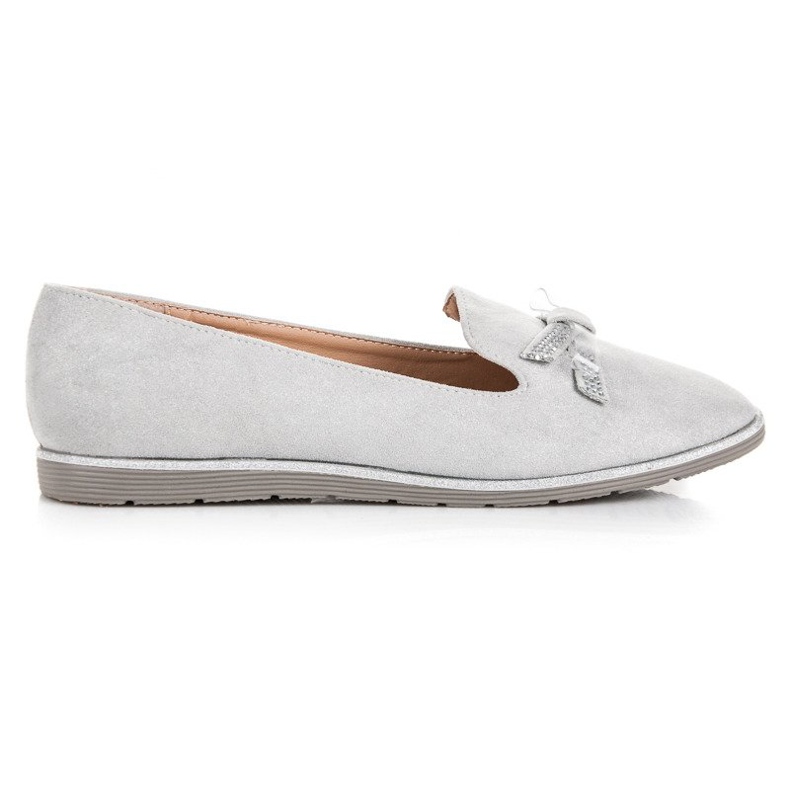 Anesia Paris Mocassins en daim gris