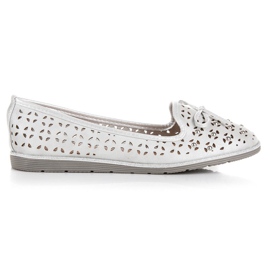 Sergio Todzi Mocassins ajourés gris