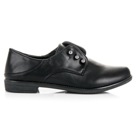Anesia Paris Chaussures à enfiler élégantes le noir