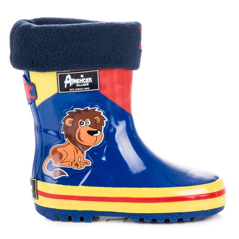 American Club Galoches au réchauffement américain bleu