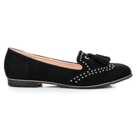 Sergio Todzi Mocassins boho noirs le noir Sergio Todzi Mocassins boho noirs le noir