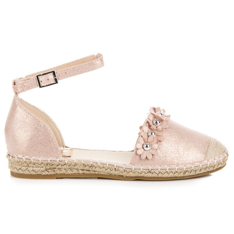 Anesia Paris Sandales espadrilles roses