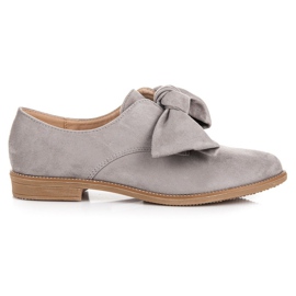Bestelle Chaussures en daim à enfiler gris Bestelle Chaussures en daim à enfiler gris