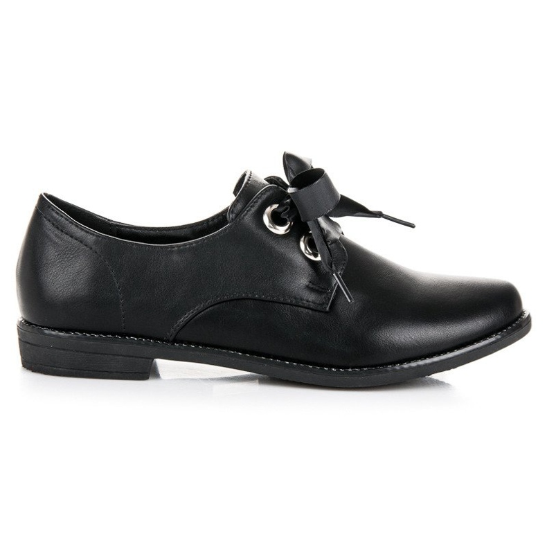 Anesia Paris Chaussures à ruban le noir