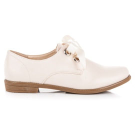 Anesia Paris Chaussures à ruban noir brun