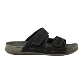 Tongs à fermeture velcro Inblu TH06 le noir