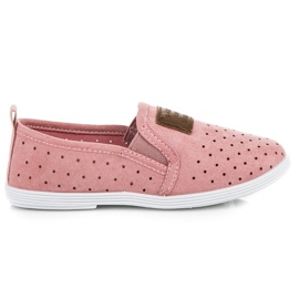 Baskets mckeylor en daim rose