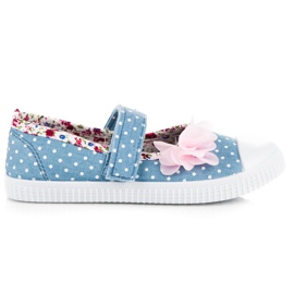 Baskets Velcro MCKEYLOR bleu