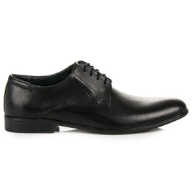 Wolski Chaussures anglaises élégantes noir