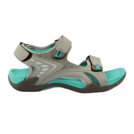 Sandales pour femmes bas en EVA léger gris DK multicolore