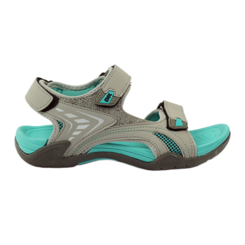 Sandales pour femmes bas en EVA léger gris DK multicolore