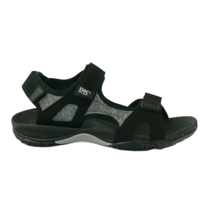 Sandales velcro light EVA DK fond noir le noir gris