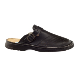 Sandales noires médicales orthopédiques