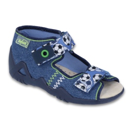 Befado chaussures pour enfants jaunes 250P075 bleu marine