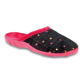 Befado chaussures pour femmes colorées pu 235D121 noir jaune rose