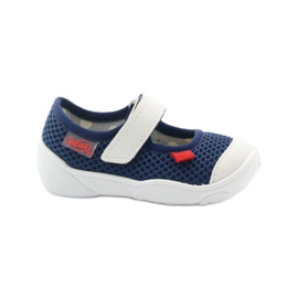 Befado chaussures pour enfants 209P024 bleu marine blanc