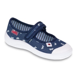 Befado chaussures pour enfants 208X038 bleu marin bleu Befado chaussures pour enfants 208X038 bleu marin bleu