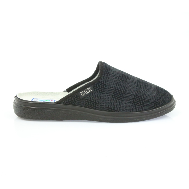 Befado chaussures pour hommes pu 125M011 le noir gris