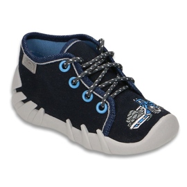 Chaussures pour enfants colorées Befado 130P063 bleu marine