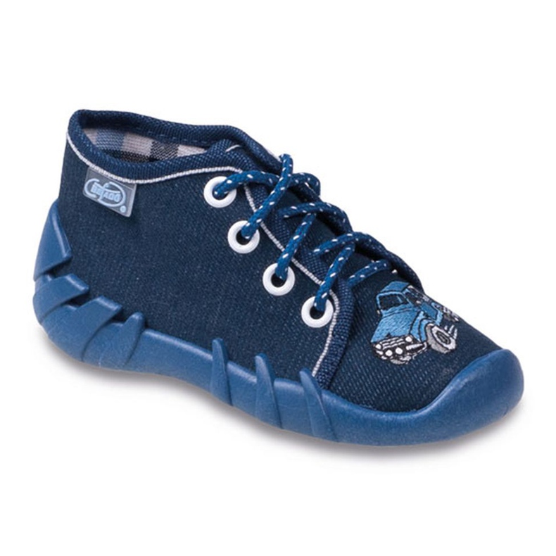 Befado bleu marine chaussures pour enfants 130P058