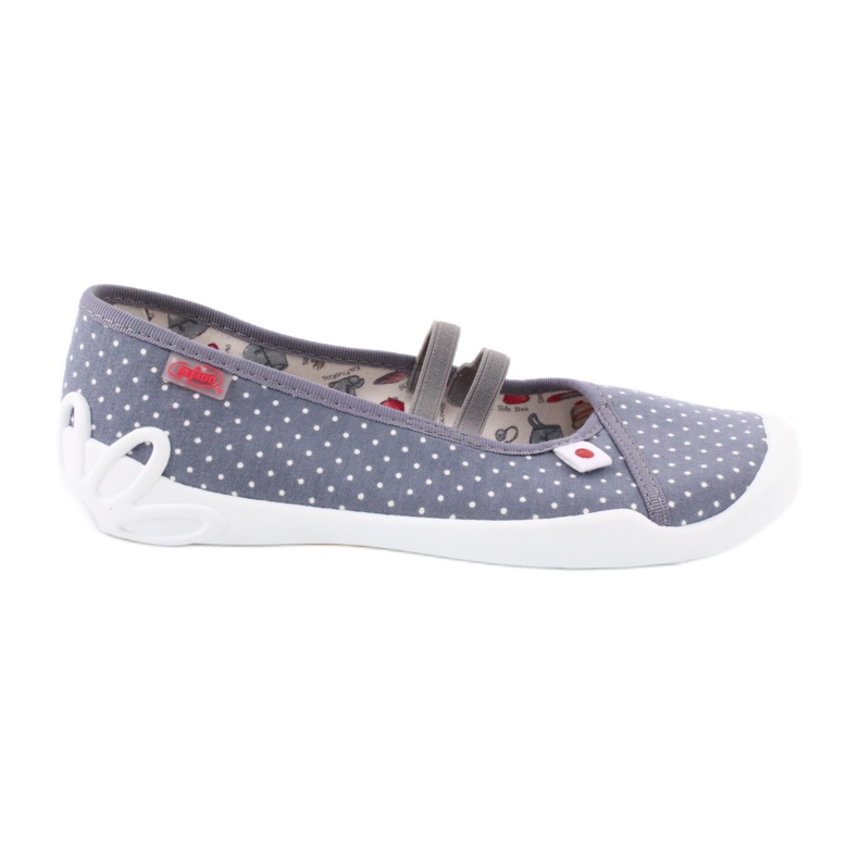 Chaussures enfant Befado 116Y199 blanche gris