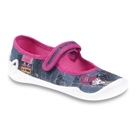 Befado chaussures pour enfants 114Y275 bleu marine rose