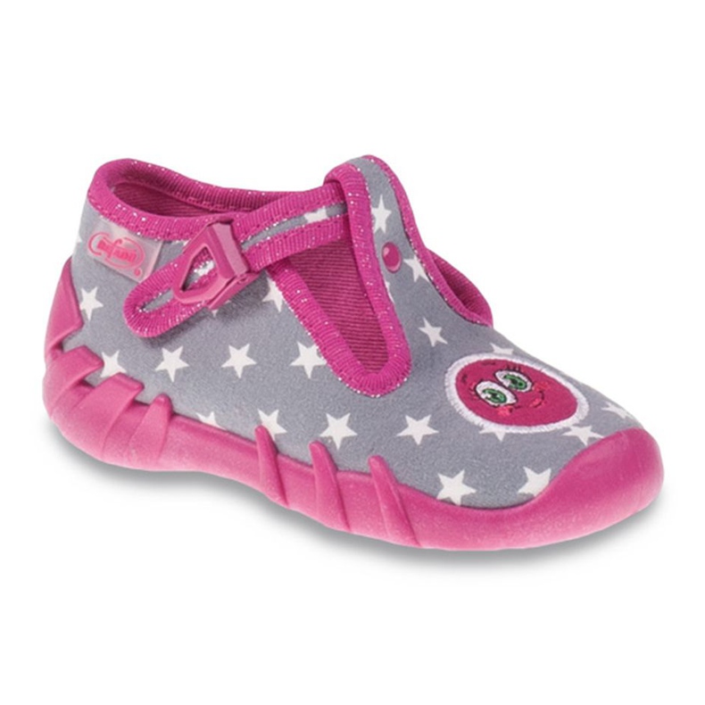 Befado chaussures pour enfants 110P318 rose gris Befado chaussures pour enfants 110P318 rose gris